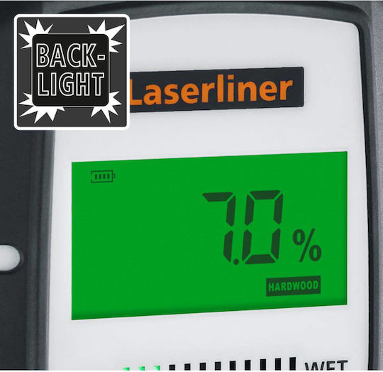 Laserliner LL-082.332E Măsurător Digital de Umiditate a Lemnului / Materialelor de Construcție / Ambientului