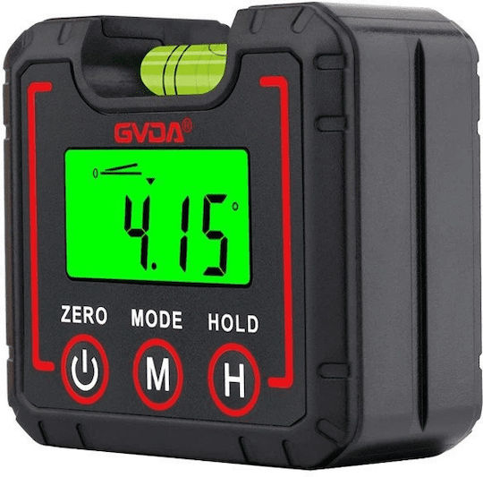 GVDA Elektronisches Magnetisches Wasserwaage 6,8cm