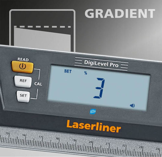 Laserliner LL-081.272A Wasserwaage Aluminium Elektronisch Magnetisch 80cm