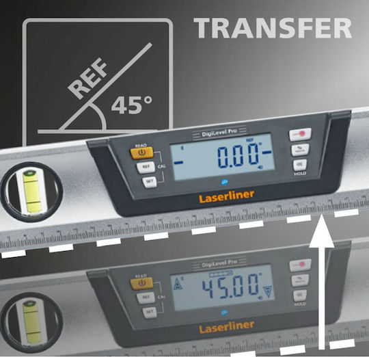 Laserliner LL-081.271A Wasserwaage Aluminium Elektronisch Magnetisch 60cm