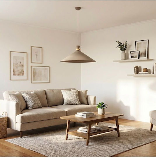 Emibig Beige Pendant Light