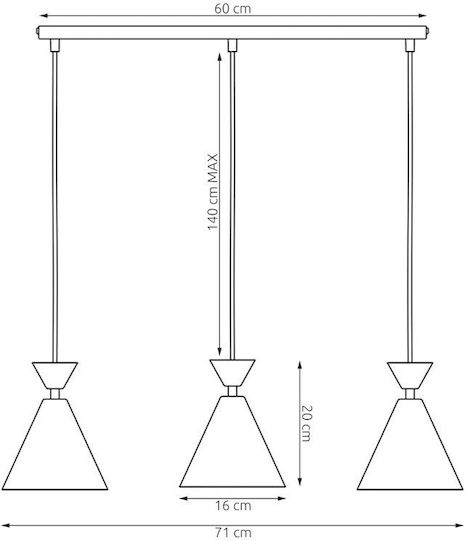 Emibig Beige Pendant Light