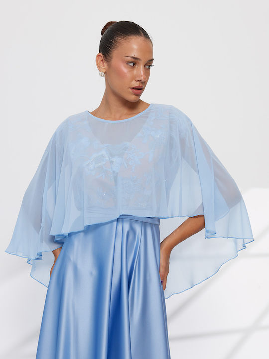 RichgirlBoudoir Women's Light Blue Shawl