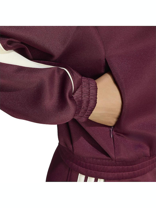 Track Top Дамска спортна жилетка бордо
