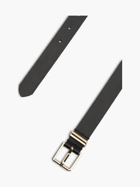 Leder Damen Gürtel Kette Schwarz