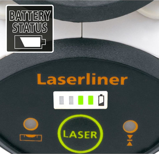 Laserliner LL-081.118E Γραμμικό Αλφάδι Laser Πράσινης Δέσμης 1.5V με Εύρος Εργασίας 1.5m