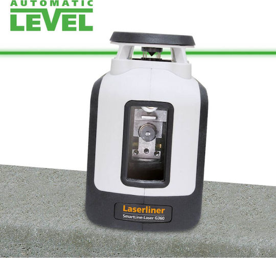 Laserliner LL-081.118E Γραμμικό Αλφάδι Laser Πράσινης Δέσμης 1.5V με Εύρος Εργασίας 1.5m