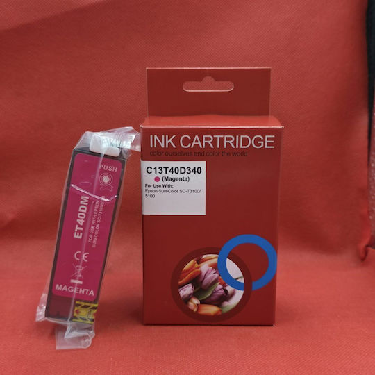 Compatible Inkjet Printer Ink Epson C13T40D340 60ml Magenta 1 Piece