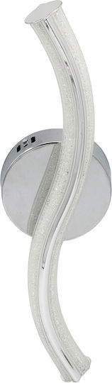 Keskor Modern Wall Lamp with Integrated LED Silver 12x9x40cm