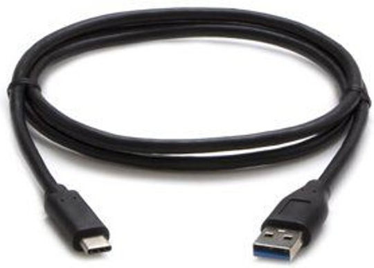 Neutralle USB 2.0 Kabel USB-C männlich - USB-A Schwarz 1m