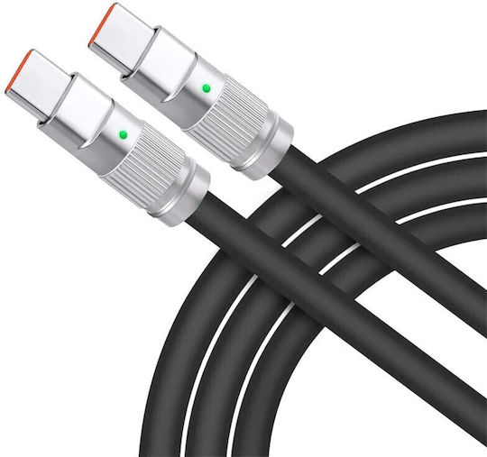 Leewello Leewello USB Typ-C Kabel USB-C Männlich - USB-C Schwarzes 2m