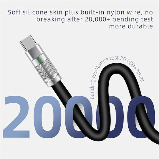 Leewello Leewello USB Typ-C Kabel USB-C Männlich - USB-C Schwarzes 2m