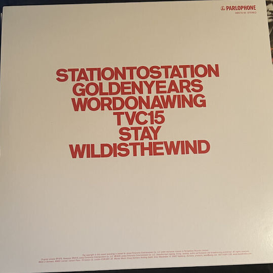 Station To Station Vinyl