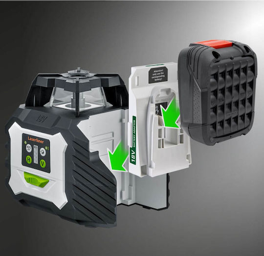 Laserliner Duraplane GMX Multi Περιστροφικό Αλφάδι Laser Πράσινης Δέσμης 18V με Εύρος Εργασίας 60m