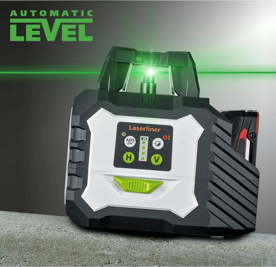 Laserliner Duraplane GMX Multi Περιστροφικό Αλφάδι Laser Πράσινης Δέσμης 18V με Εύρος Εργασίας 60m