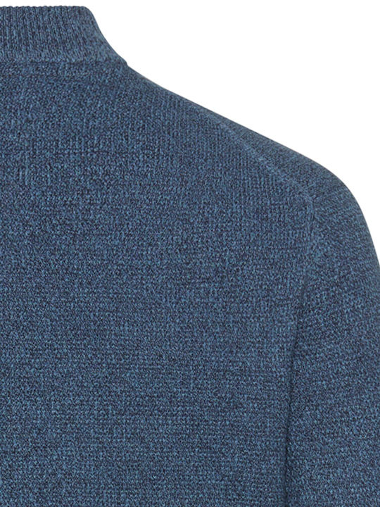 Men's Knitted Cardigan Light Blue