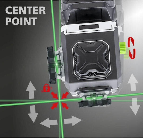 Laserliner Pro PowerPlane-Laser 3G Γραμμικό Αλφάδι Laser Πράσινης Δέσμης 18V με Εύρος Εργασίας 60m