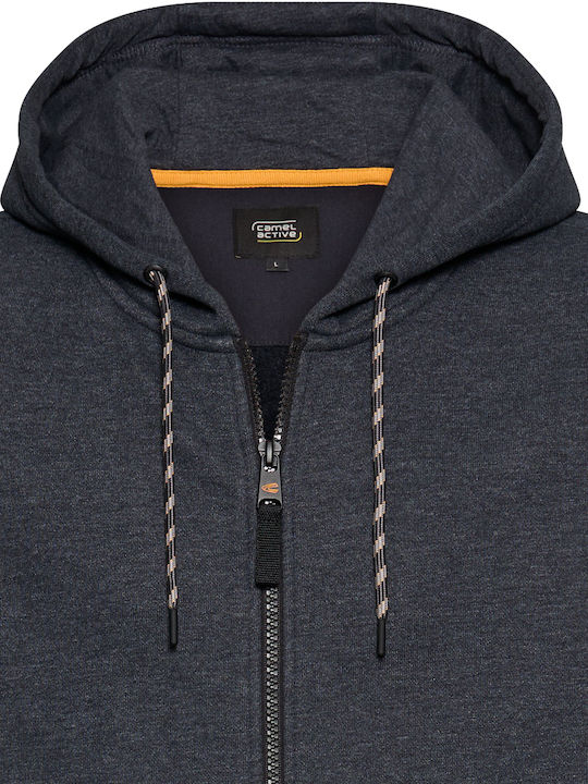 Men's Hooded Cardigan Dark Blue