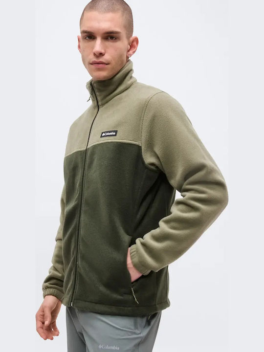 Steens Mountain Full Men's Fleece Jacket Khaki
