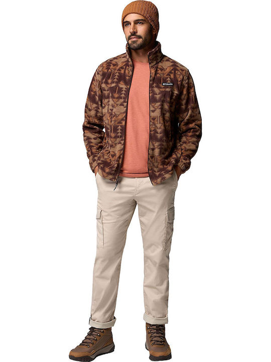 Steens Mountain Herren Fleecejacke Braun