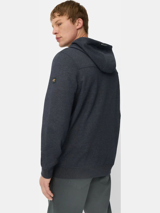 Men's Hooded Cardigan Dark Blue