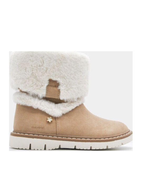 Kinderstiefel mit Reissverschluss Tabac Braun