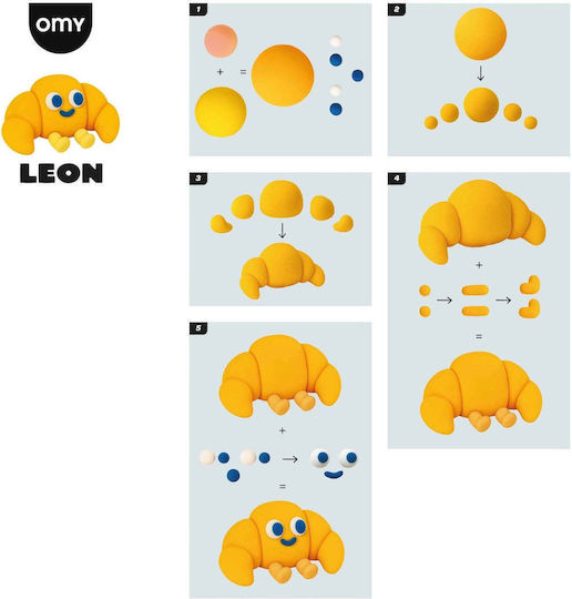 Omy Подредба За Изработка На Глина Air Dry Clay Leon