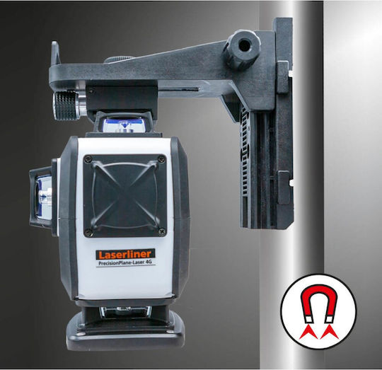 Laserliner Pro PrecisionPlane-Laser 4G Pro Linear Laser Level with Green Beam 7.4V Working Range 60m