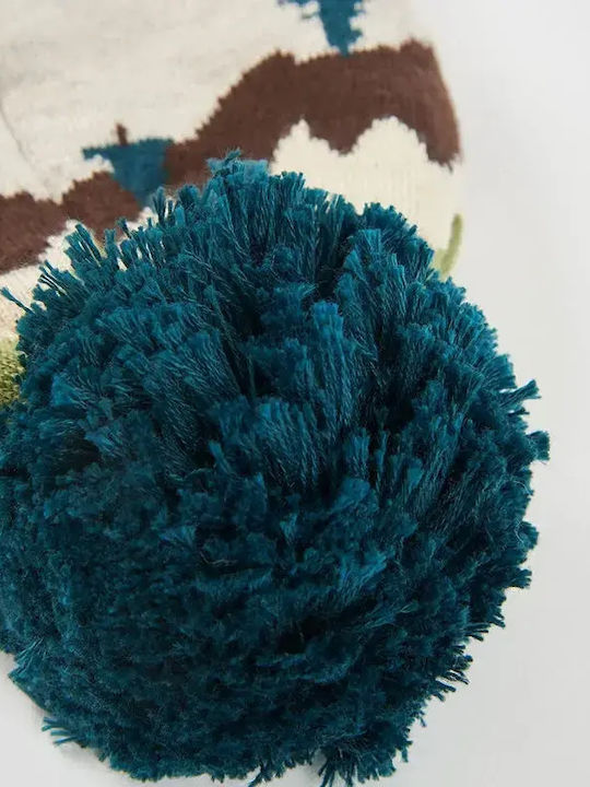 Kinder Beanie Gestrickt Grau