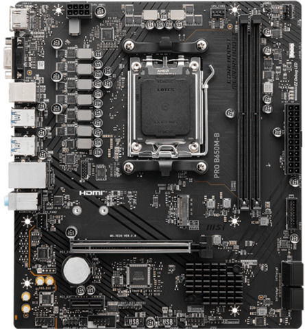 PRO B650M-B Motherboard Micro ATX με AMD AM5 Socket 7E28-005R