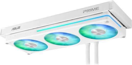Asus Prime SLC II 360 ARGB LCD Υδρόψυξη AIO CPU με 3 Ανεμιστήρες 120mm Λευκή