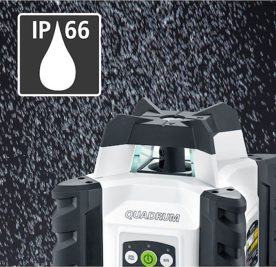 Laserliner Quadrum Compact GT M300 S Περιστροφικό Αλφάδι Laser Πράσινης Δέσμης 7.4V με Εύρος Εργασίας 40m
