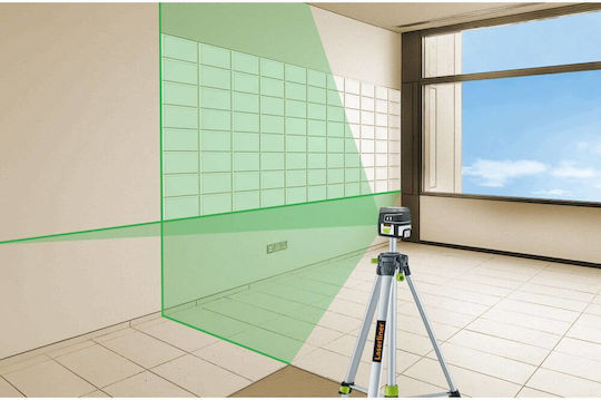 Laserliner SmartCross-Laser GX Γραμμικό Αλφάδι Laser Πράσινης Δέσμης 1.5V με Εύρος Εργασίας 1.5m
