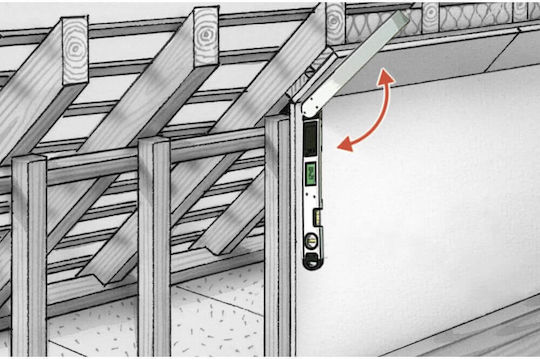 Laserliner Ψηφιακό Γωνιόμετρο Μήκους 60εκ.