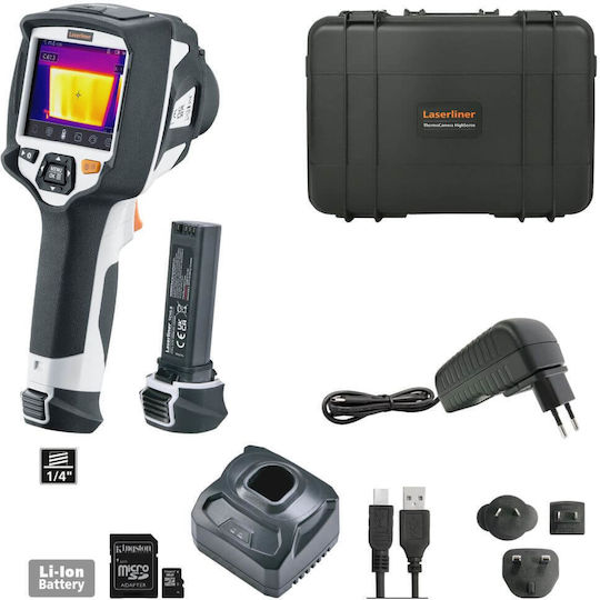 Laserliner LL-082.075A Handheld Thermal Camera with 3.5" Touch Screen for Temperatures from 20°C to 650°C