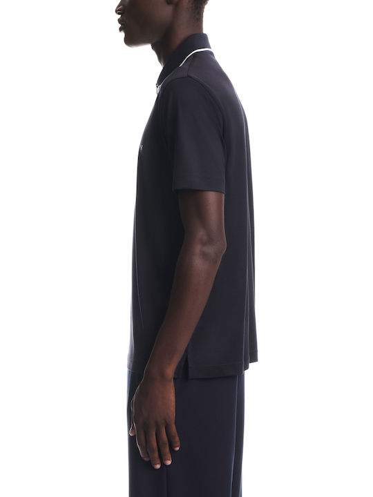 Short Sleeve Blue Blouse