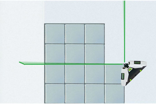 Laserliner SuperSquare-Laser 2G Линеен Лазерен Нивелир със Зелен Лъч 1.5V с Работен Обхват 40m