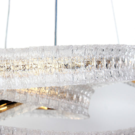 Keskor Ceiling Light Gold LED 54x54x15cm