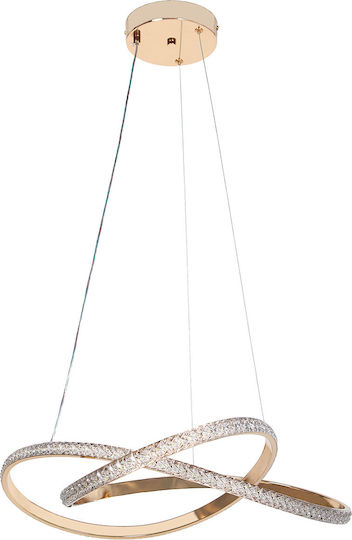 Keskor Keskor Deckenleuchte Gold LED 50x50cm