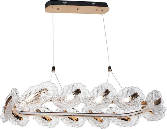 Keskor Ceiling Light Gold LED 106x36x17cm