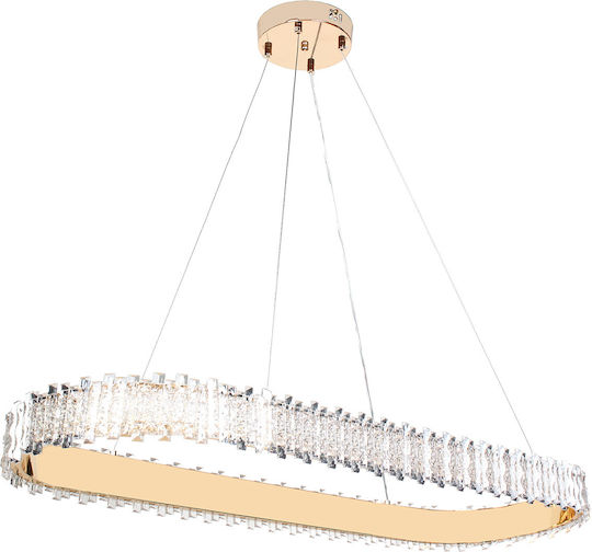 Keskor Ceiling Light Gold LED 92x30cm