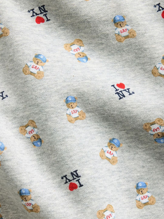 Fleece Kids Sweatshirt Grey