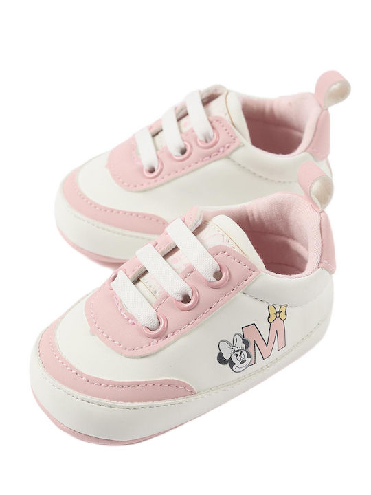 Zippy Βρεφικά Sneakers Αγκαλιάς Ροζ