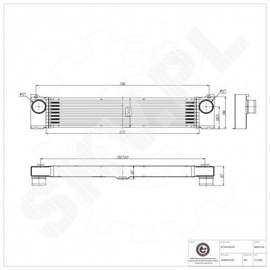 Mercedes-Benz Viano Vito W639 A6395010201 Auto-Kühlschrank Motor