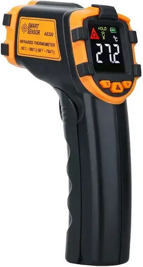 Smart Sensors SS-ST390+ Infrarot- und Laserthermometer für Temperaturen von 0°C bis 50°C mit Verhältnis von Abstand zum Ziel 12:1