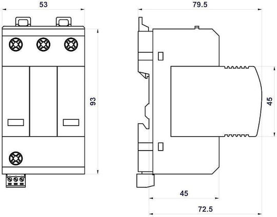 Elvhx Panel Lightning Protection Type T2