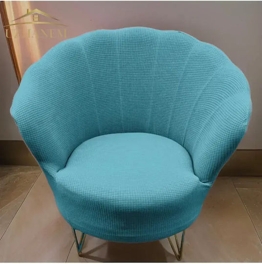 SteweHome Ελαστικό Κάλυμμα Πολυθρόνας Τιρκουάζ 83x75cm
