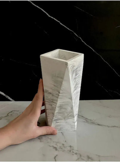 SteweHome Decorative Vase Grey Y20cm