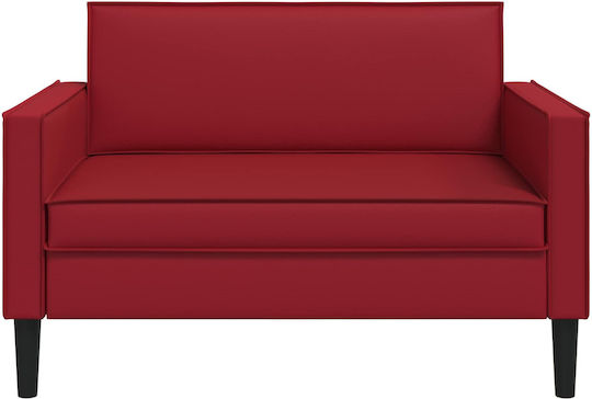 Polițronă Relaxează-Te Din Piele Ecologică Burgundă 130x84x91cm