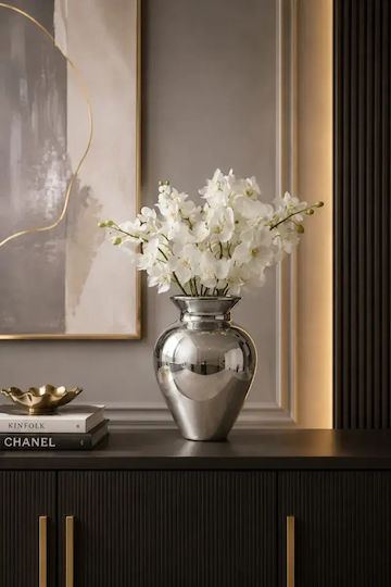 SteweHome Metallische Silber Vase SteweHome Metallische Silber Vase